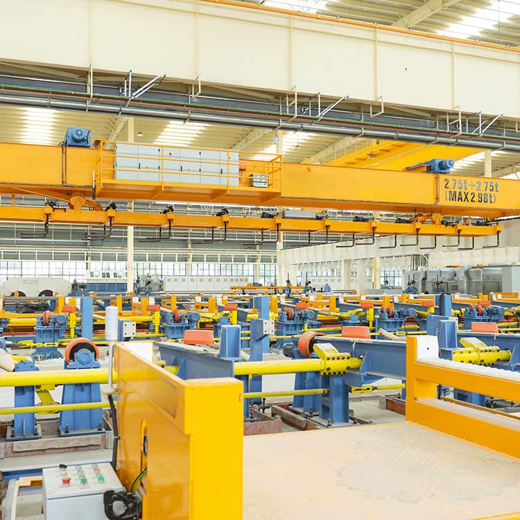 在江蘇某電池回收企業(yè)自動(dòng)化智慧起重機(jī)改造