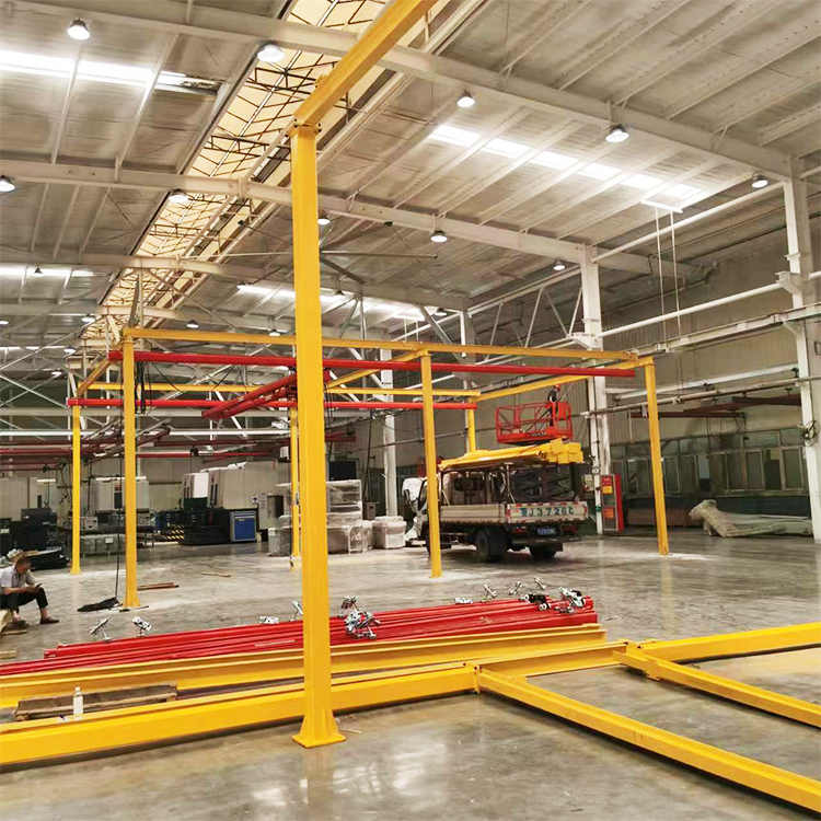 自立式KBK柔性起重機(jī)在中國(guó)重汽公司裝配車(chē)間中的應(yīng)用